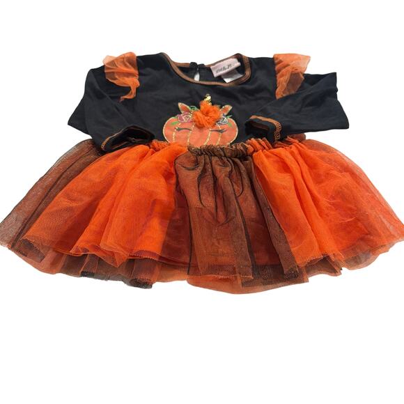 Little Lass Other - Little Lass 18M Baby Girl Unicorn Pumpkin Tutu Dress